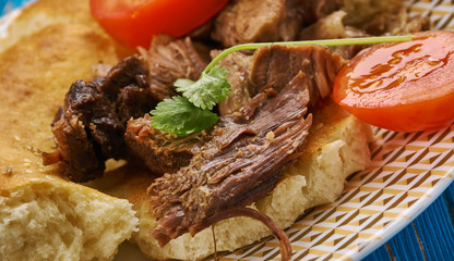 Greek roast lamb