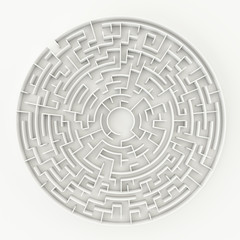 a circle maze