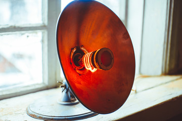 spiral lamp heater