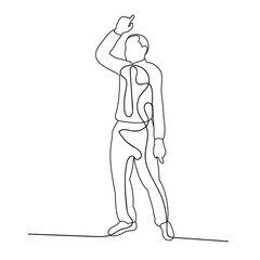 sketch male dancing, simple lines
