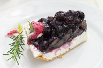 ブルベリーチーズケーキ