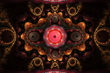 Animated fractal frequency space universe galaxy psychedelic music or for any other concept.
