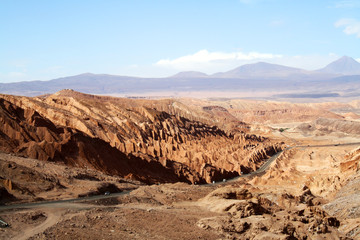 Fototapeta na wymiar Death Valley (Valle de la Muerte), Atacama, Chile.