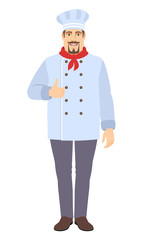 Chef  showing thumb up