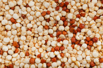 quinoa seeds close up