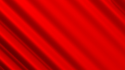 Red cloth drapery background. 3d illustration, 3d rendering.