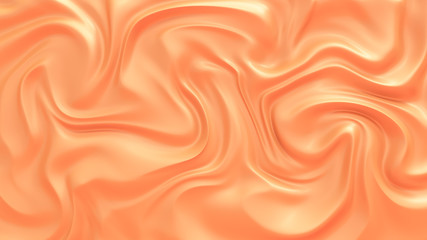 Pink fabric drapery background. 3d illustration, 3d rendering.