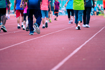 people Walking exercise.