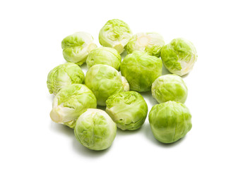 brussels sprouts isolated