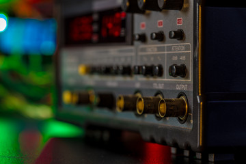 display of electronic measuring instrument