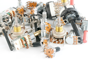 different radio electronic components