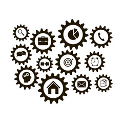 Vector collection of flat business icons