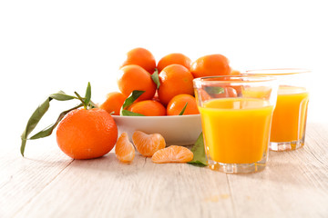 fresh clementine juice