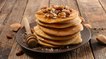 pancake and nuts