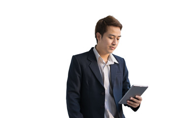 Businessman using a smartphone