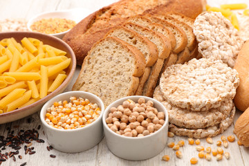 selection of food gluten free