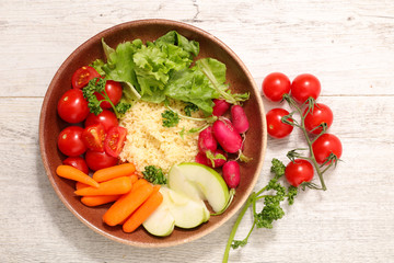 vegetarian bowl salad