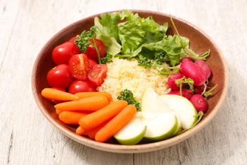 vegetarian bowl salad