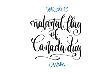 february 15 - national flag of Canada day 