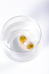 dirty martini on the rocks