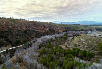 Fototapeta na wymiar Countryside near the Santuario de la Virgen de la Esperanza. Spain