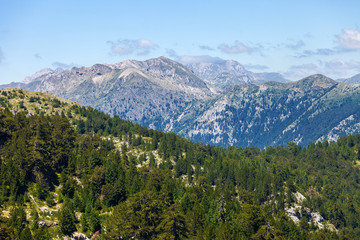 Amazing mountain landscape in Prokletije National Park, Montenegro