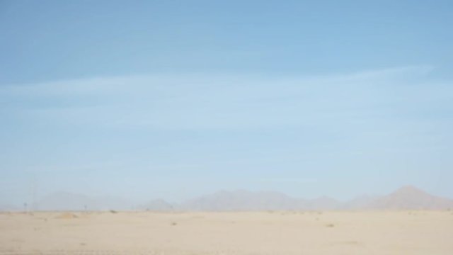 desert landscape in egypt