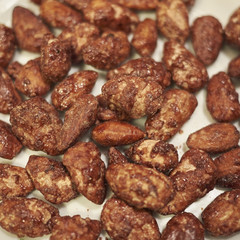 Sugared almonds closeup