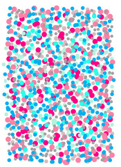 Bright, retro background with bright dots