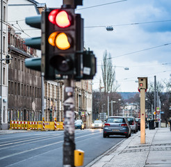 Ampel mit Blitzer