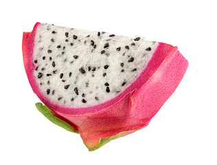 Fresh dragon fruit isolated on white background