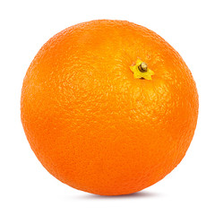 Juicy orange isolated on white background with clipping path
