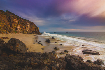 Secluded Pirate’s Cove Beach at Sunset