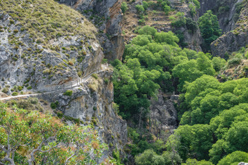 Cahorros trekking in Sierra Nevada