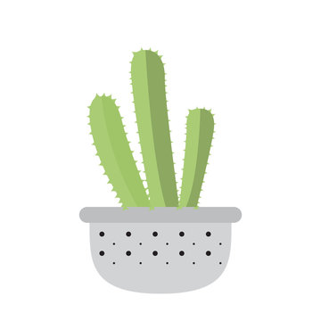 Cartoon cactus icon