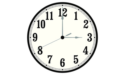 clock with separate hands