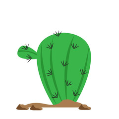 Cartoon cactus icon