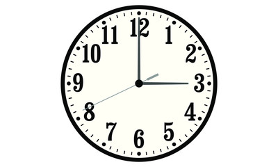 clock with movable hands 