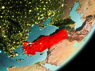 Morning view of Turkey