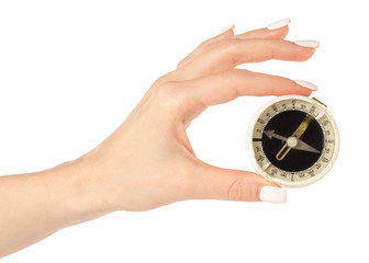 Compass in hand