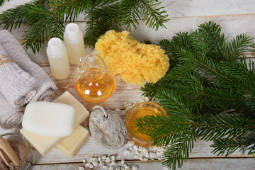 winter home spa for men and women