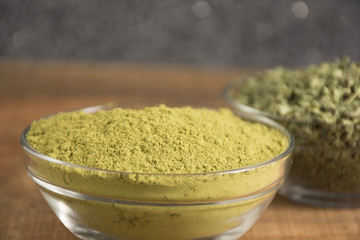 Leaves and dust of Moringa-Moringa Oleifera
