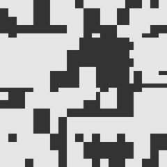 Black and White Abstract Rectangles Art Graphic Design 
