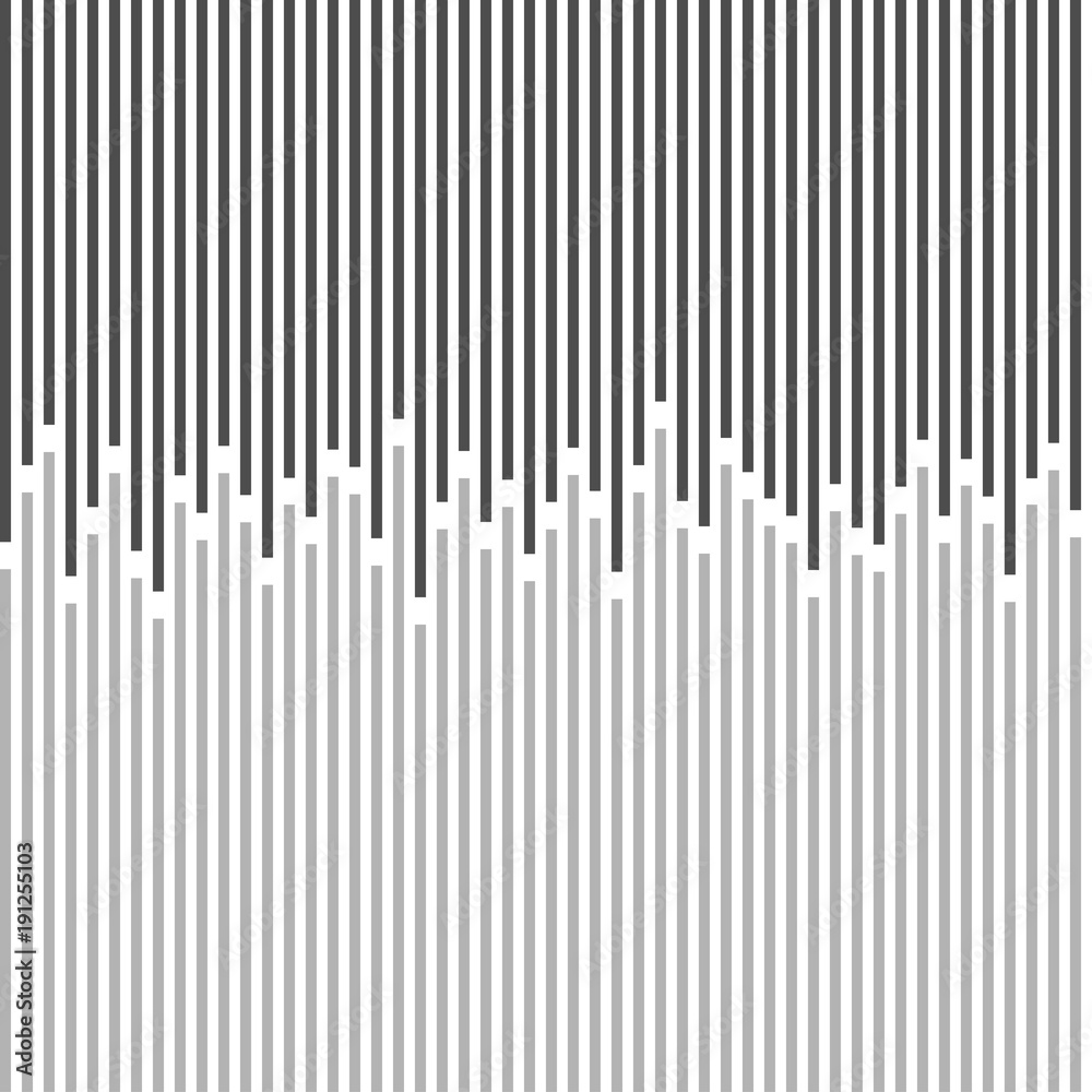 Leinwandbilder Abstract lines pattern. Seamless pattern with vertical lines and halftone transition