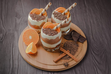 orange dessert,dessert nut,dessert in a glass,chocolate fruit dessert,dessert summer,chocolate dessert,