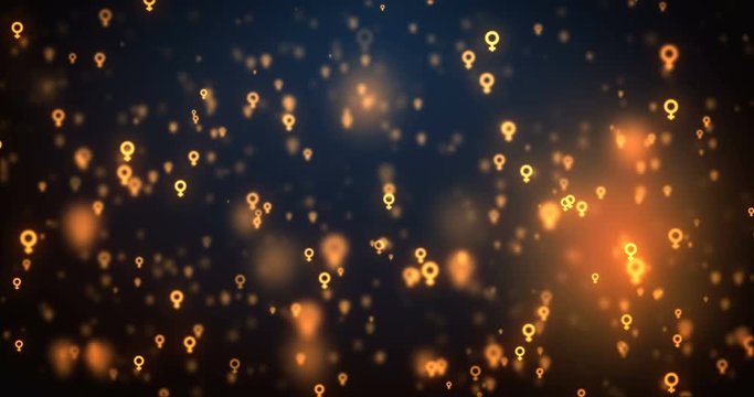 Loop moving orange march 8 icons