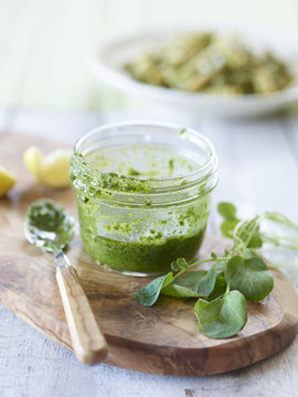 Watercress Moringa Pesto