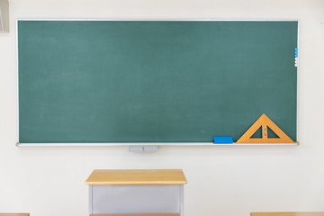 学校の教室　黒板