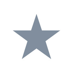 Star icon isolated on white background. Vector