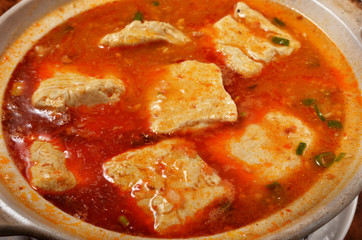 Spicy hot bean curd - a popular dish in Taiwan